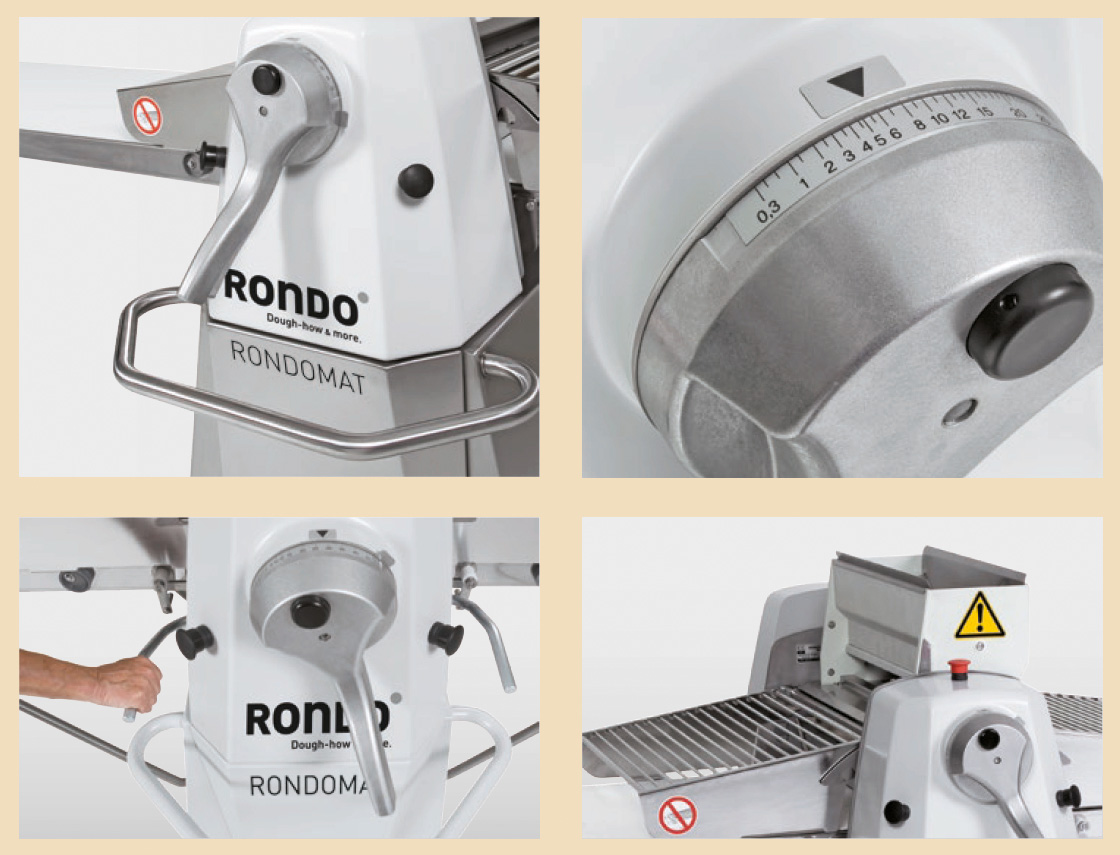 Тестораскаточная механическая машина Rondomat Rondo для теста купить | Цены  на тестораскатку интернет магазине